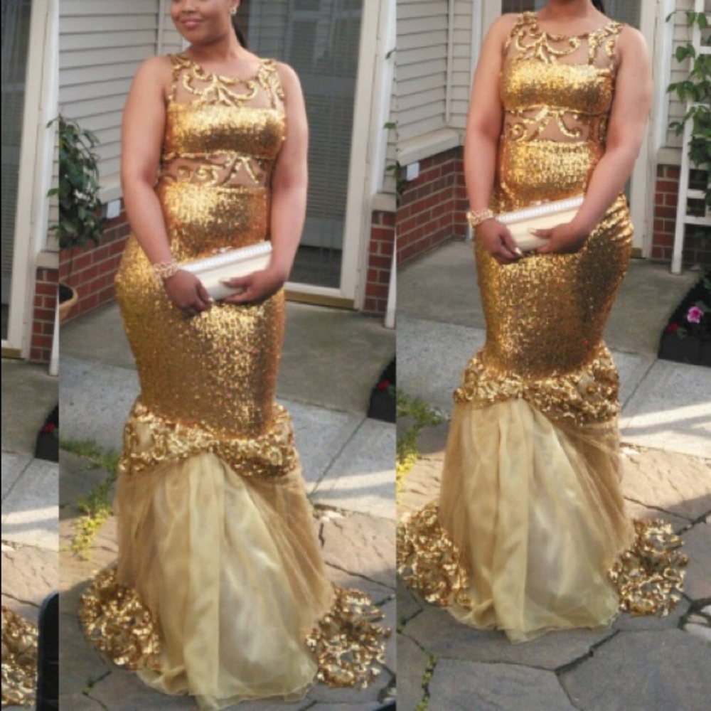 GOLD DRESS